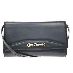 Celine Flap Shoulder Leather Black Leather Shoulder Bag Bag